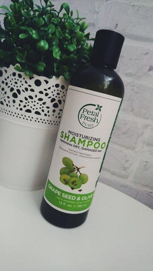 Petal Fresh Szampon do włosów, Nawilżenie, Pestki winogron i oliwa z oliwek