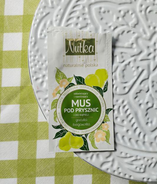 Nutka Mus pod prysznic i do kąpieli, Gruszka i bergamoka