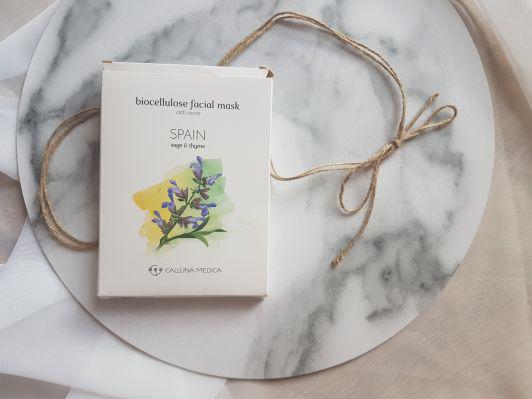 Calluna Medica Maska do twarzy w płacie, Przeciwtrądzikowa