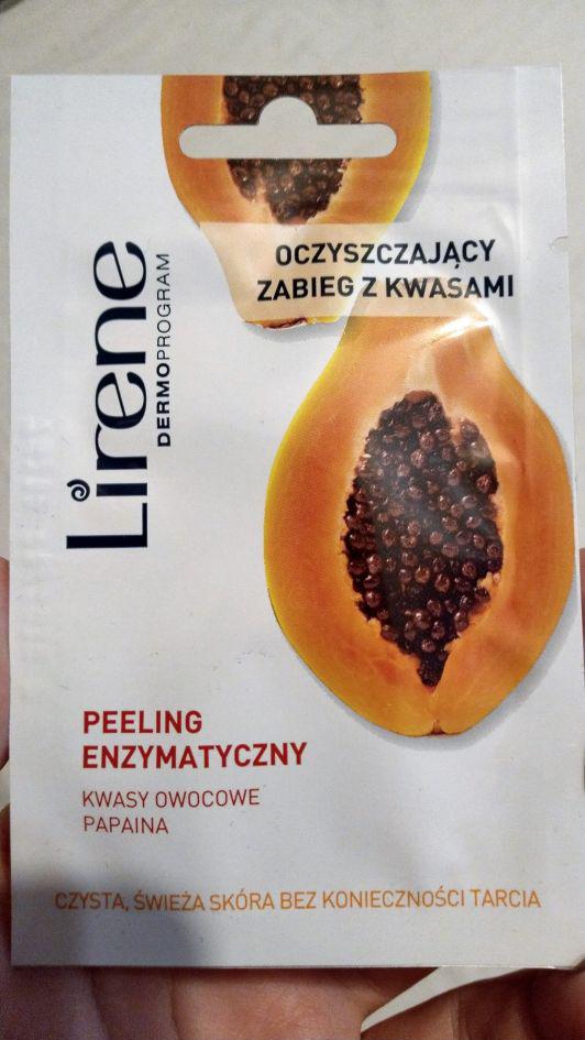 Lirene peeling enzymatyczny z kwasami owocowymi