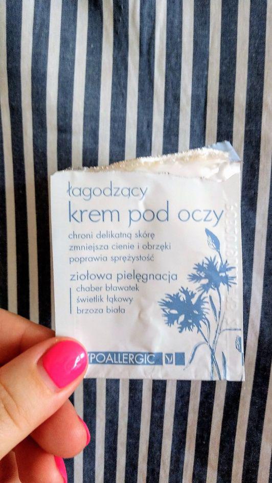 Sylveco Krem pod oczy, Łagodzący, Chaber, Bławatek, Świetlik łąkowy, Brzoza biała