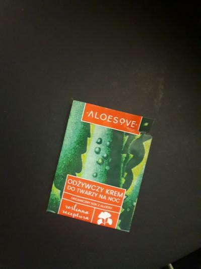Aloesove Krem do twarzy, Odżywczy, na noc, sok z aloesu