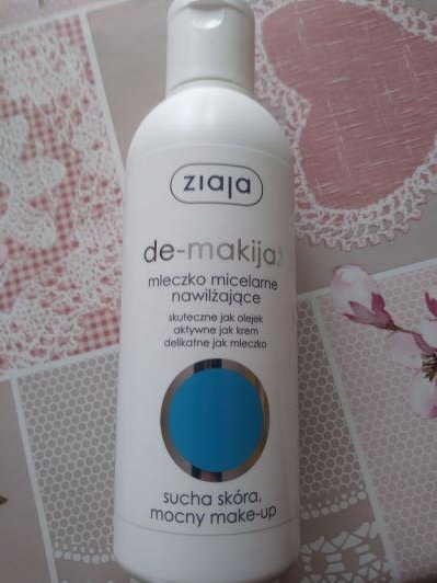 Ziaja de-makijaż, Mleczko micelarne nawilżające, Sucha skóra, Mocny make-up