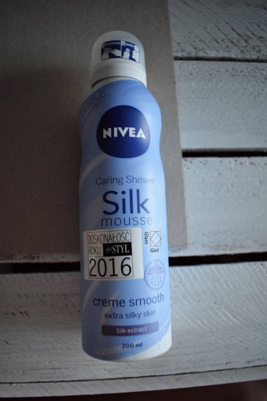 nivea silk mousse jedwabisty mus do mycia ciala creme smoth
