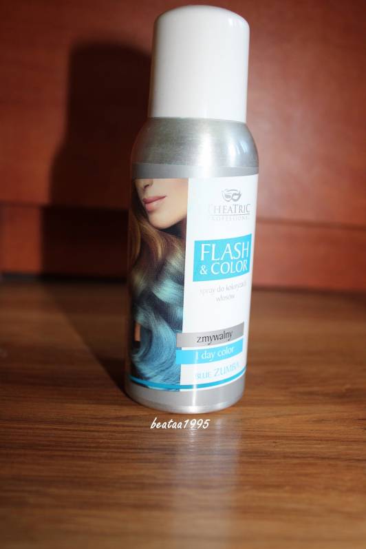 theatric professional spray do koloryzacji wlosow blue zumba