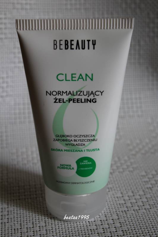 bebeauty clean normalizujacy zelpeeling do mycia twarzy