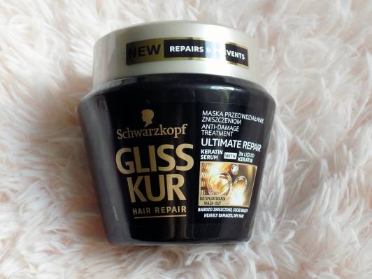 schwarzkopf gliss kur ultimate repair maska do wlosow bardzo zniszczonych i suchych