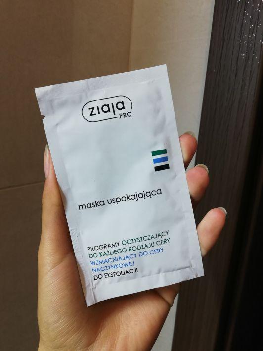 Ziaja PRO, Maska uspokajająca do twarzy, Programy oczyszczający do każdego rodzaju cery, Wzmacniający do cery naczynkowej, Do eksfoliacji