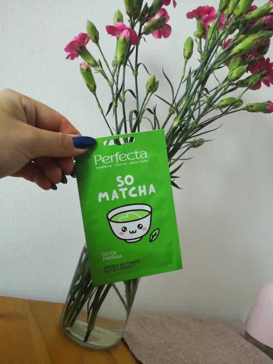Perfecta So Matcha, Maseczka na twarz, szyję i dekolt, Oczyszczająca i energizująca, Detox i Energia