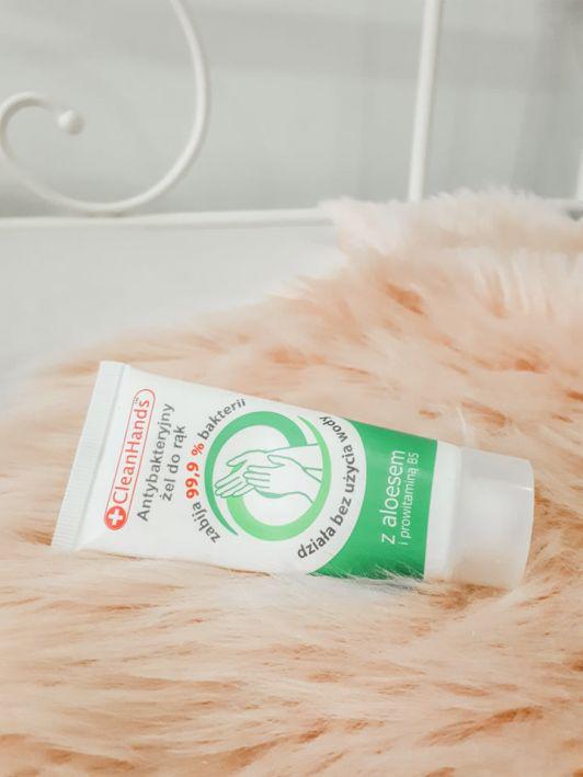 CleanHands Antybakteryjny żel do rąk, Z aloesem i prowitaminą B5