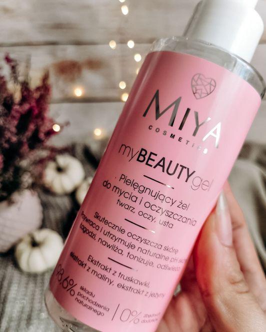Miya Cosmetics MyBEAUTYgel, Żel do mycia i oczyszczania, Pielęgnujący, Twarz, oczy i usta, Ekstrakt z truskawki, ekstrakt z maliny i ekstrakt z jeżyny