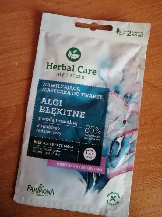 Farmona Herbal Care, Maseczka do twarzy, Nawilżająca, Algi błękitne