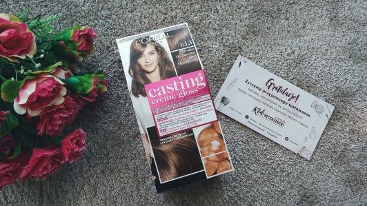 L'Oréal Casting Creme Gloss, Farba do włosów, nr 613 Mroźne Mochaccino