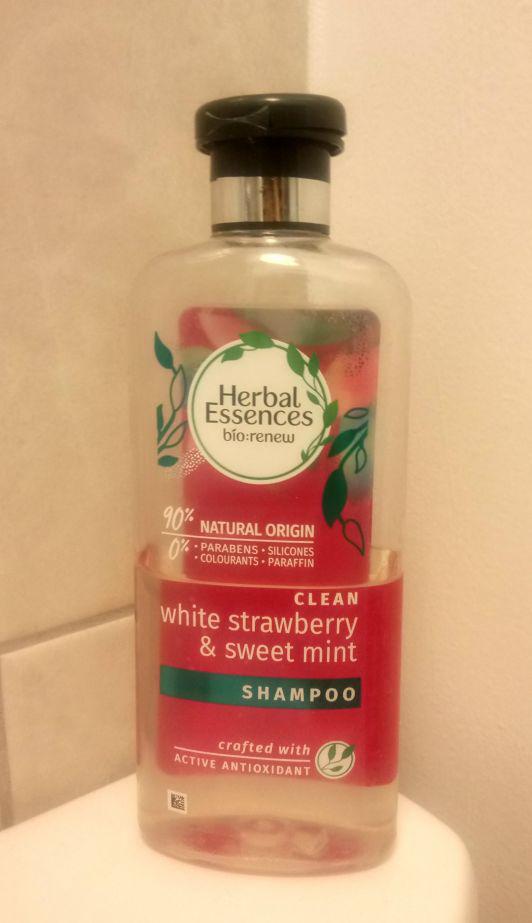 Herbal Essences Bio:renew, Szampon do włosów, Clean, Biała truskawka i mięta