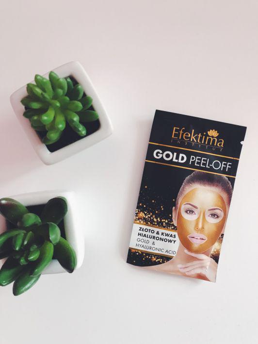 Maseczka kosmetyki efektima Gold Peel Off złoto kwas hialuronowy