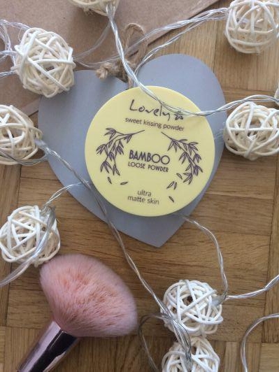 Lovely Puder do twarzy, Bambusowy, Bamboo Loose Powder
