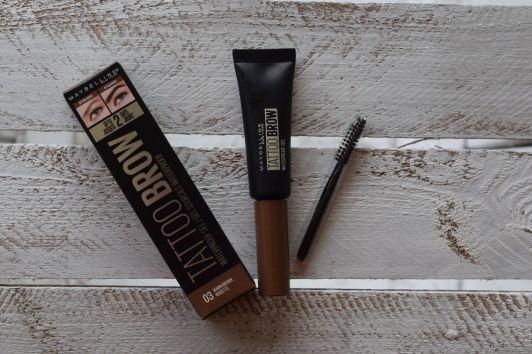 Maybelline Tattoo Brow, Żel do brwi, Wodoodoporny, Waterproof Gel, nr 03 Warm Brown