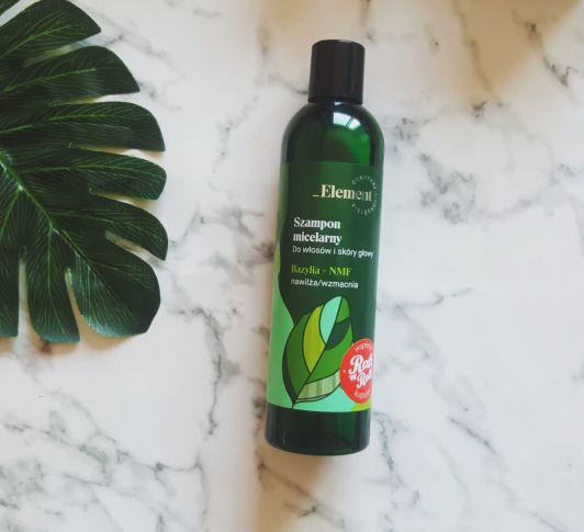 _Element Szampon do włosów i skóry głowy, Micelarny, Bazylia + NMF