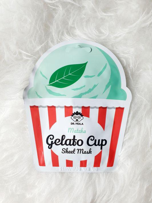 Dr. Mola Gelato cup matcha sheet mask