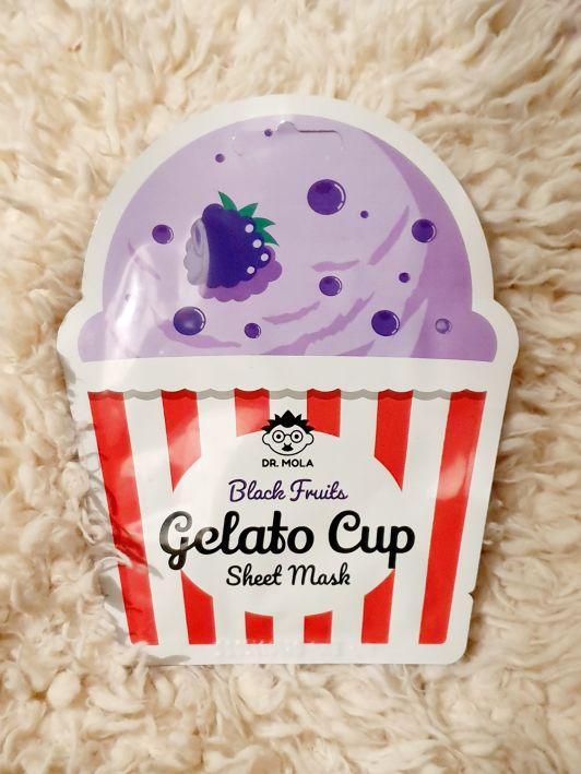 Dr. Mola Maska do twarzy w płacie, Gelato Cup Black fruits