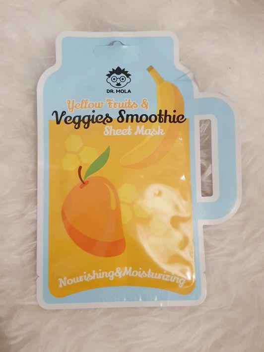 Dr. Mola Yellow fruits&Veggie smoothie sheet mask