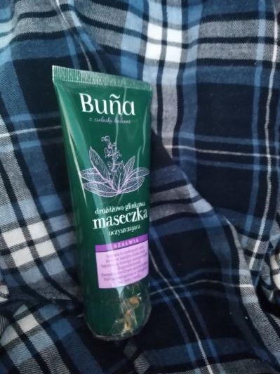 Buna Szałwia, Drożdżowo glinkowa maseczka oczyszczająca