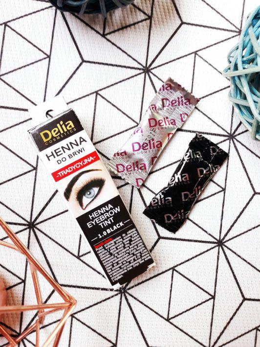 Delia Henna do brwi, Tradycyjna, nr 1.0 Czarna
