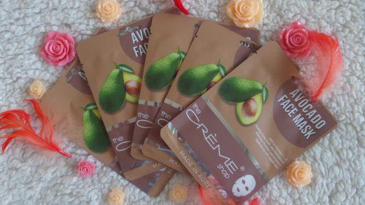 The Creme Shop Maska do twarzy w płachcie, Avocado Face Mask