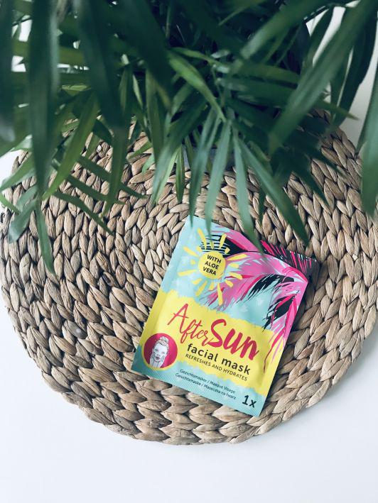 Mascot Europe Maska do twarzy w płacie, After Sun Facial Mask, Refreshes and Hydrates