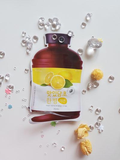 Fruit Vinegar, Maska do twarzy w płacie, Lemon