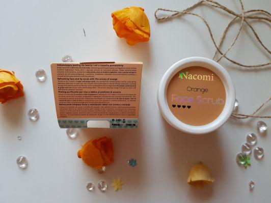Nacomi Peeling do twarzy, Odświeżający, Pomarańcza