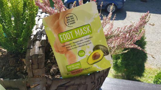 Mascot Europe Maska do stóp, Foot Mask, Masło shea i witamina E