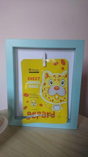 Muju Maska do twarzy w płacie, Sweet Animal Mask, Gepard