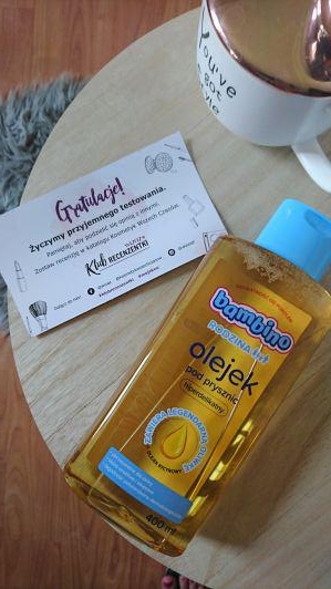 Bambino Olejek pod prysznic, Hipoalergiczny, Oliwka + olejek rycynowy