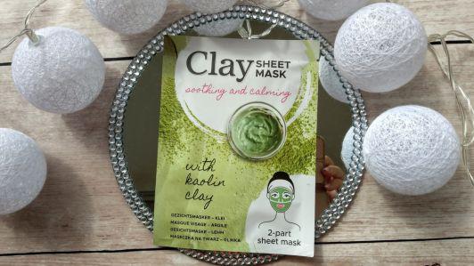 Maska z glinką w płachcie Clay Sheet Mask Mascot Europe z Action