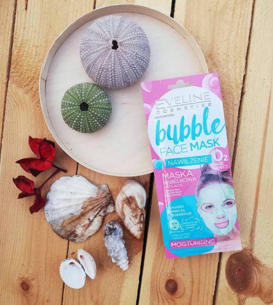 Eveline Bubble Face Mask, Maska do twarzy w płacie, Bąbelkowa, Nawilżenie