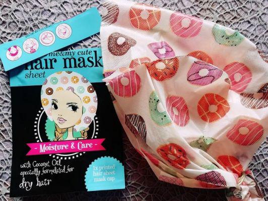 Action Me&my cute, Maska-czepek do włosów, Oil&Care, Specjalna formuła dla suchych włosów