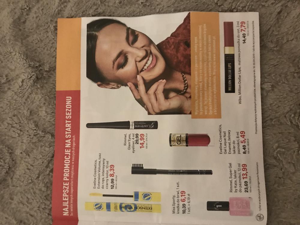 Stare - 55 % Makijaż ROSSMANN / 2019 nowa forma promocji RABATY! 