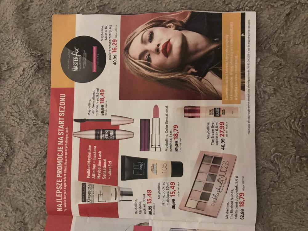 Stare - 55 % Makijaż ROSSMANN / 2019 nowa forma promocji RABATY! 