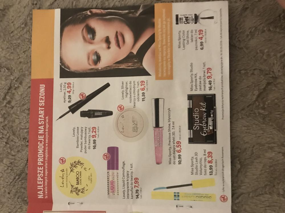 Stare - 55 % Makijaż ROSSMANN / 2019 nowa forma promocji RABATY! 