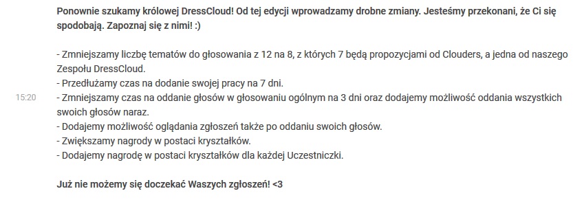 Królowa Dresscloud!