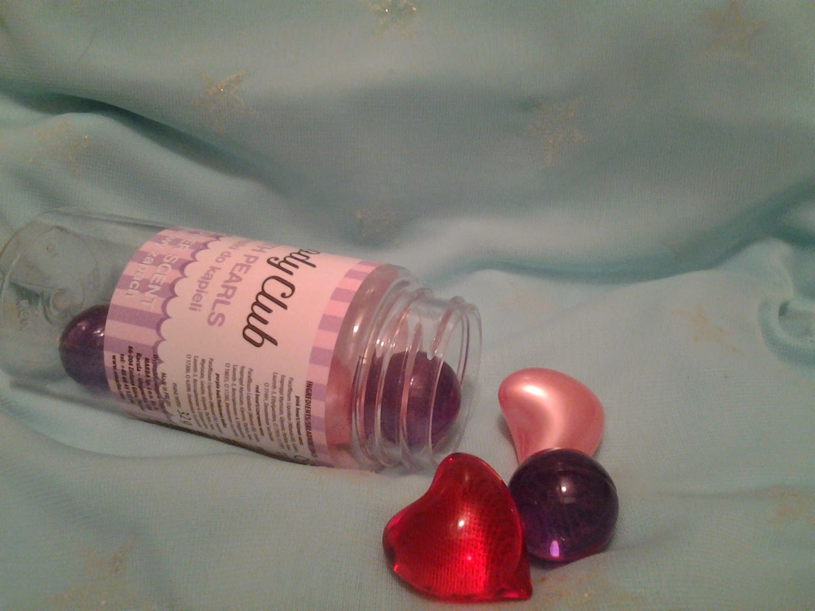 Perełki z olejkiem do kąpieli...