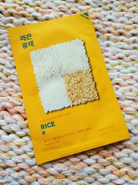 Holika Holika Maska do twarzy w płacie, Pure Essence, Rice 