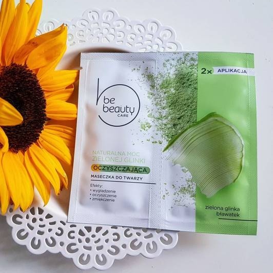 BeBeauty Care, Maseczka do twarzy, Oczyszczająca, Naturalna moc zielonej glinki