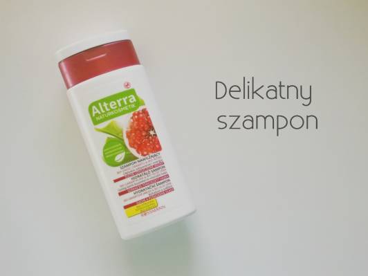 Alterra Szampon do włosów nawilżający, Granat i aloes