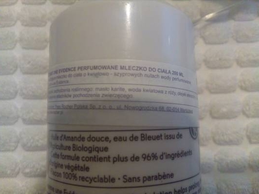 Perfumowane mleczko do ciała Comme une Evidence od Yves Rocher ️