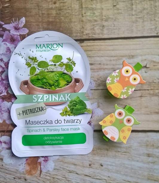 Marion Fit&Fresh, Maseczka do twarzy, Szpinak i pietruszka
