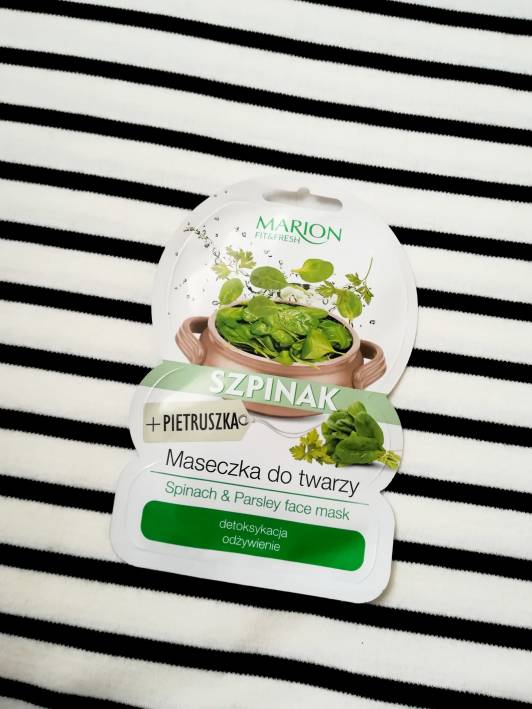 Marion Fit&Fresh, Maseczka do twarzy, Szpinak i pietruszka