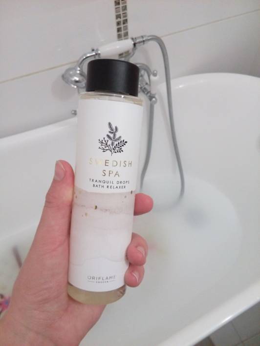 Oriflame Swedish SPA, olejek do kąpieli, tranquil drops