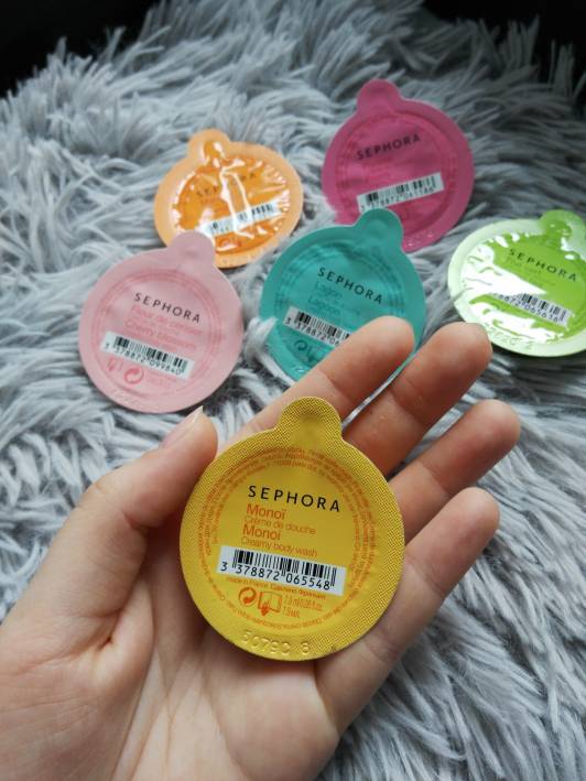 Sephora Kapsułka z kremem pod prysznic, Manoi